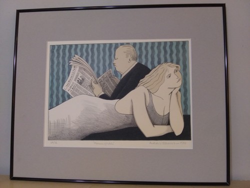 Morningside lithograph - "morningside",